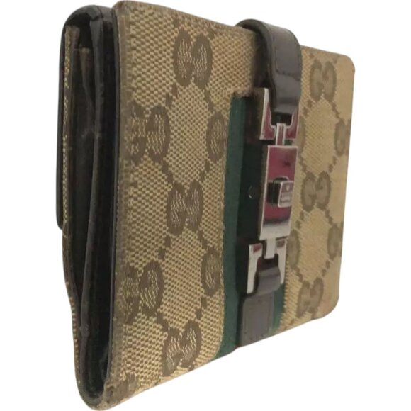 957162BQ (L1) Gucci Wallet Beige PVC - Picture 4 of 9